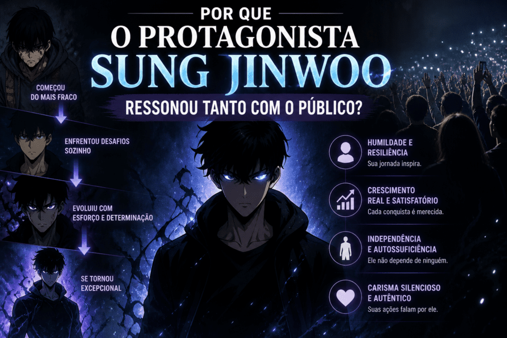 Por que o Protagonista Sung Jinwoo Ressonou tanto com o Público?