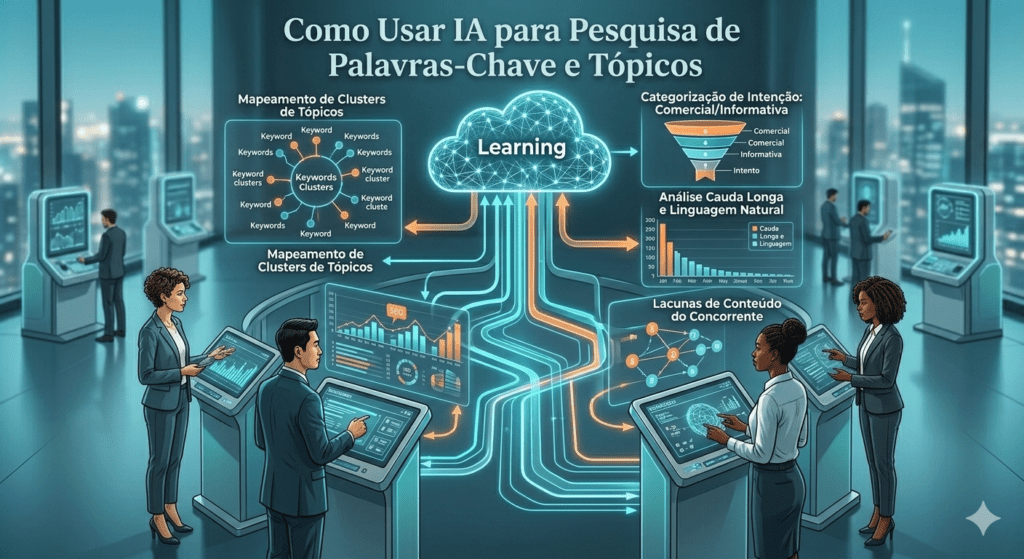 SEO na Era da IA: Como Manter seu Blog no Topo do Google em 2024 8 Como Usar IA para Pesquisa de Palavras-Chave e Tópicos