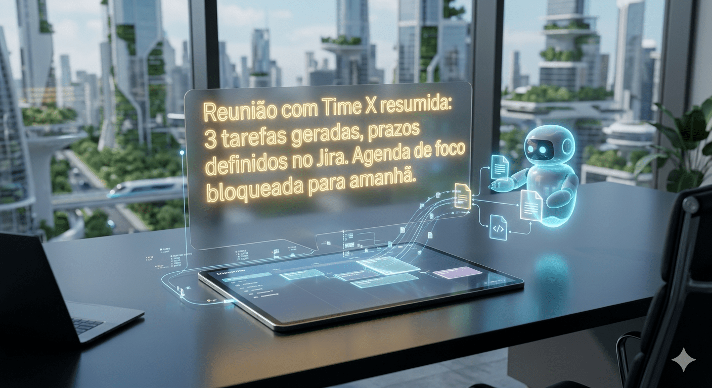 Escritório Inteligente: Como a IA Organiza suas Reuniões e Agenda 2 gemini generated image 2tftwq2tftwq2tft